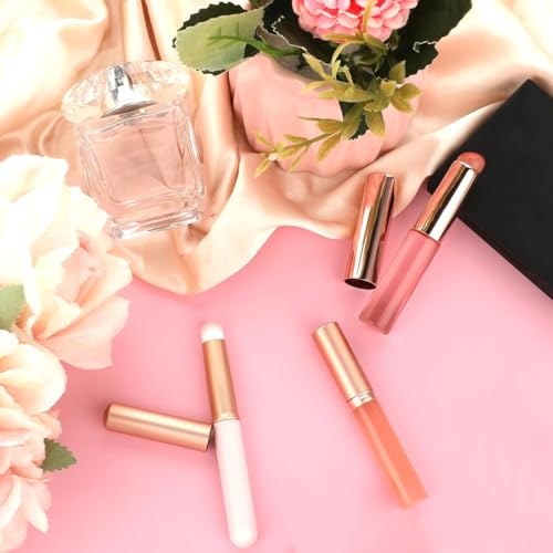 HASTHIP® Silique Silicone Lip Brush Set 3pcs, Reusable Makeup Applicator for Lipstick, Lip Gloss, Balm, Mask, Concealer, Eyeshadow, Multi-Use Beauty Cosmetic Tool