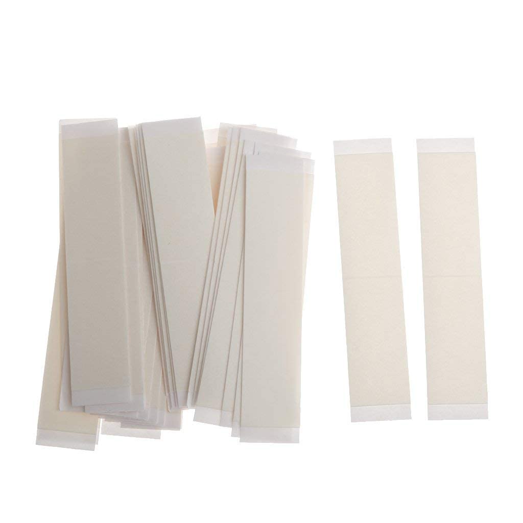 Supvox 35Pcs Double Sided Bra Stickers Tape One-off Body Clothing Bra Strip 10mm