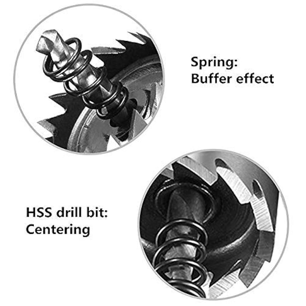 5Pcs Professional 16-30Mm Hss Drill Bits Set Hole Saws Drill Bit Stainless High Speed Steel Metal Alloy, Hex