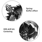 5Pcs Professional 16-30Mm Hss Drill Bits Set Hole Saws Drill Bit Stainless High Speed Steel Metal Alloy, Hex