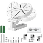 HASTHIP® Security Camera Wall Mount Adjustable Camera Stand with Cable Storage No Drill Camera Bracket Dome Camera Wall Mount L-shaped Stand for CCTV Baby Monitor Security IP Webcam Indoor Outdoor