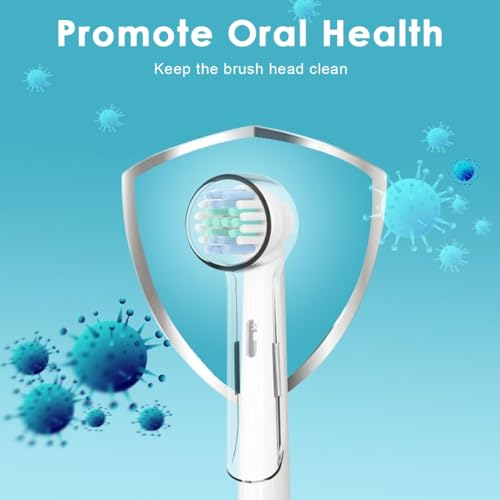 HASTHIP® 4PCS Toothbrush Head Covers Compatible with Oral B iO & Pro1000, Replacement Electric Toothbrush Protective Caps for Travel and Home, Case Only