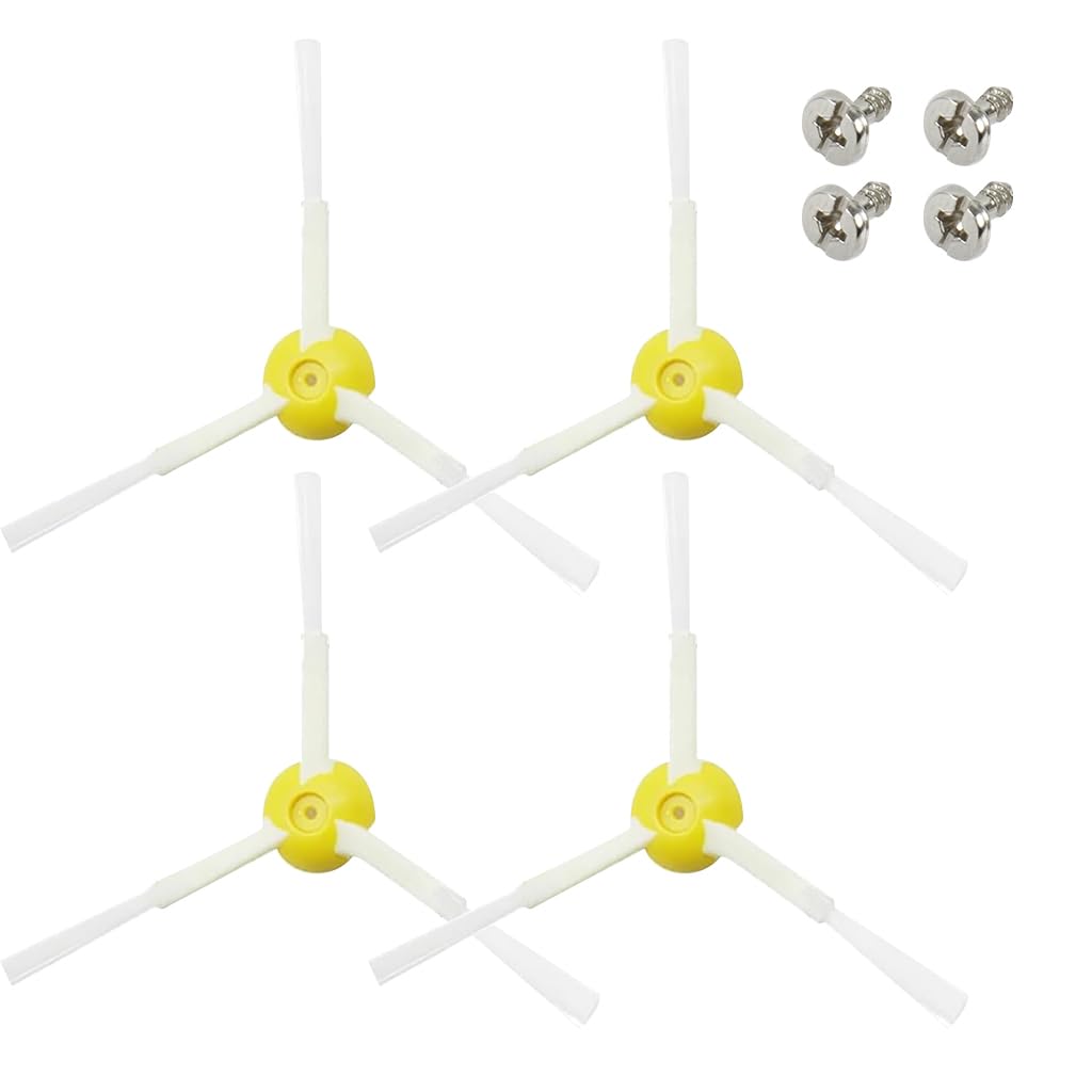 HASTHIP Compatible iRobot Roomba Replacement Side Brushes for 800 900 Series Pack of 4 | Optimal Bristle Design for Corner Cleaning