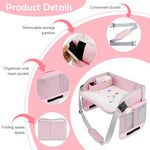 HASTHIP® Easy Painting Desk for Car Kids Seat Kids Painting Desk for Road Trip Car, Foldable Car Tray Safe Seat Tray for Kids, No Painting Pens or Supplies Car Travel Accessories for Long Trips Kids