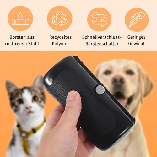 HASTHIP® Pet Care Brush, Dog Deshedding Brush, Anti-slip Handle Dog Brush for Dogs, Deshedding Dog Brush Pet Hair Removal Brush Grooming Tool Grooming Combs for Cat Dog