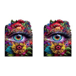 HASTHIP® Diamond Painting Kit 12x16inch Eye 5D for Adults Kids Suitable Home Leisure Wall Decoration Gift 2 PCS
