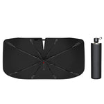 HASTHIP® Brand Parasol Plegable para Parabrisas de Coche (55x29inches), Sombrilla Giratoria 360° para Ventana Frontal, Protección Solar Reflectante contra Calor y UV para Autos y Camiones
