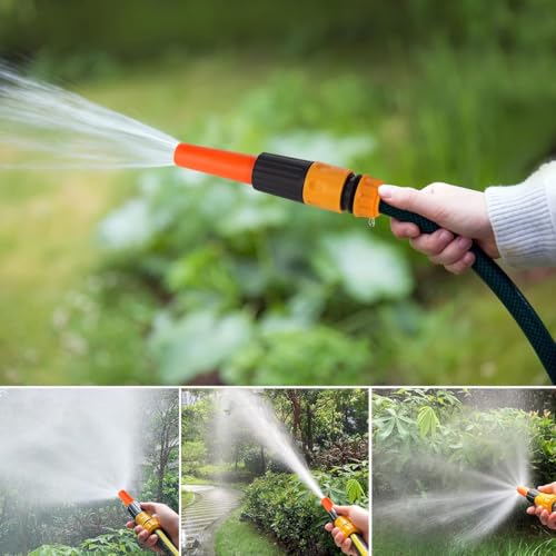 HASTHIP® 102PCS Gardenhose Pipe Connectors Universal Quick Hose Multi-Tap Adapter With Washers Water Sprayer Nozzle Faucet for Gardening Watering Car Washing