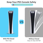HASTHIP® HONCAM PS5 Slim Stand,Vertical Stand and Cooling Base for PlayStation 5/PS5 Slim/PS5 Pro Console Accessories,Non-Slip Mount with Heat Dissipation Stable Holder Compatible with PS5 Consoles
