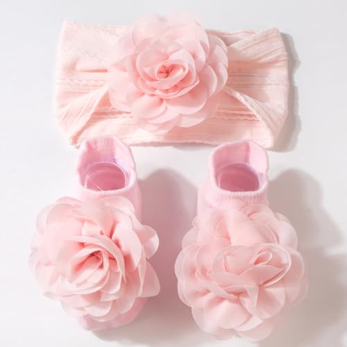 HASTHIP® Baby Girl Headbands and Socks