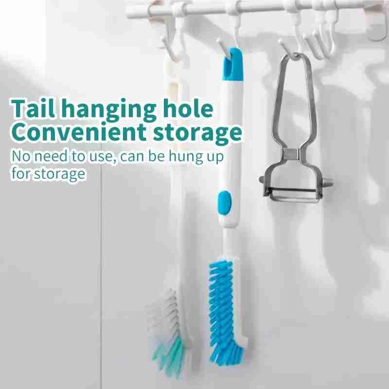 HASTHIP Fish Tank Cleaning Brush for Aquarium and Containers featuring 11.2–13.7 in Telescopic Handle and 90 Degree Curved Tip