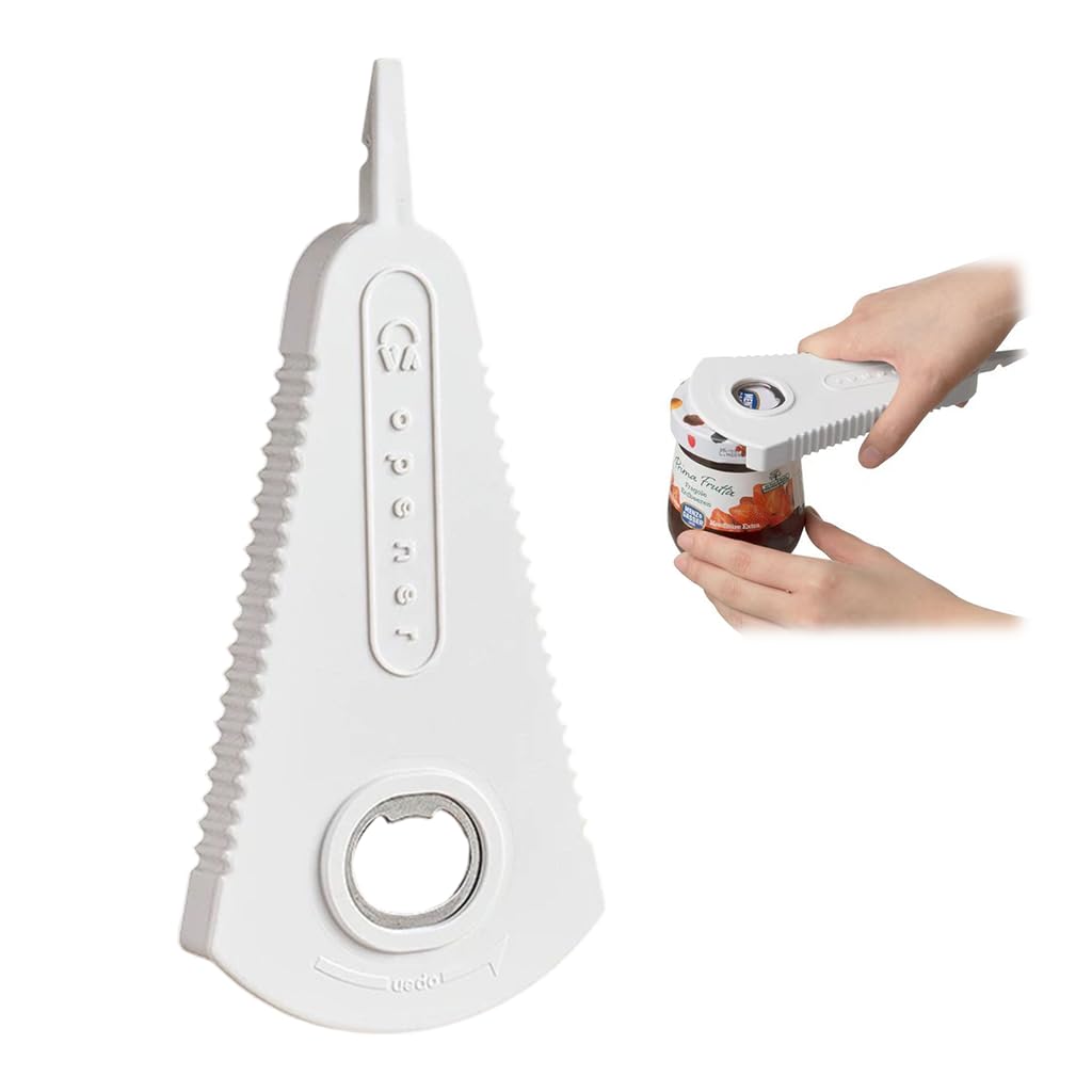HASTHIP Jar Opener for Easy Lid Removal with Ergonomic Handle and Stainless Steel Opener | Fits 3–7 cm Jars