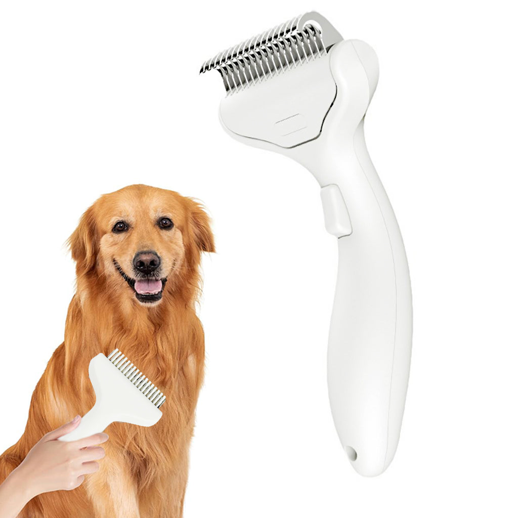 HASTHIP® Dog Brush for Shedding cat deshedding grooming supplies for indoor short long hair pet dematting undercoat rake for