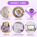 HASTHIP® 10Pcs Fun Refrigerator Magnets Mixed Color Match Stick Men Fun Refrigerator Magnets for Home Decor Connectable Colorful Little Matchstick People Decorative Desk Decor Kids Toys