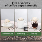 HASTHIP® 50pcs Hanging Ear Drip Coffee Filter Bags,Disposable Single Serve Coffee Filter Paper Pouch,Portable Pour Over Food Grade Filters Convenient Travel Brewing Bags