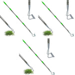 HASTHIP Gardening Grass Puller Tool for Lawn Weed Removal with 1.6 m Long Handle | Metal Hoe