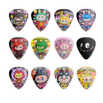 HASTHIP® 12pcs Guitar Picks Premium Guitar PickThickness for Acoustic, Electric Guitar