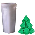 HASTHIP Cylindrical Candle Mold for DIY 3D Resin Wax Candles featuring Silicone Embossed Design
