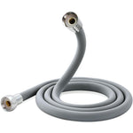HASTHIP Shower Hose Pipe for Bathroom Upgrades with Copper Connectors and 1.5 m Flexible Silicone Tube | Grey Replacement