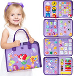 HASTHIP® Busy Book for Toddlers, Montessori Busy Binder Book for Toddler 1-3