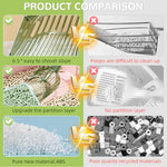 HASTHIP® Cat Litter Scoop, Plastic Cat Litter Scooer, Retractable Push Shovel Cat Toilet Scoop Poop Scoop (Min 4mm, Max 9mm)