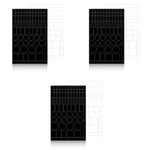 HASTHIP Blackout Stickers for LED Indicator Lights 426 pcs | Multi Sized Self Adhesive Dots