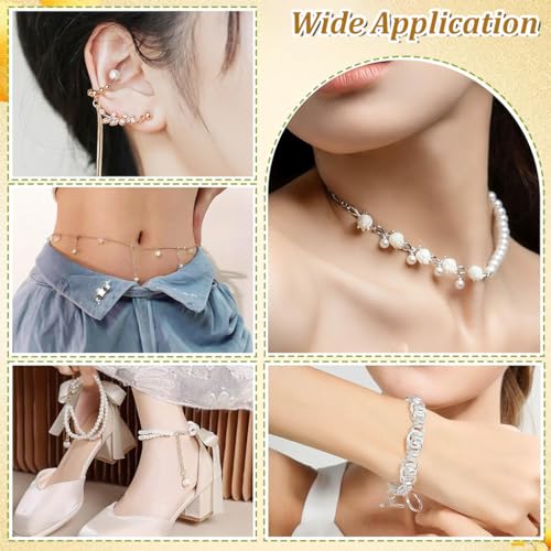HASTHIP® 1200Pcs Jewelry Making Kit,Includes Gold & Silver Crimp Beads,Bracelet Clasps Crimp Covers Tubes Jump Rings Pliers Tweezers & Beading Wire for DIY Necklace and Bracelet Crafts