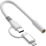 HASTHIP® to 3.5 mm Headphone Jack Adapter, Headphones Aux Audio Dongle