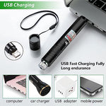HASTHIP® Puntero láser verde recargable por USB