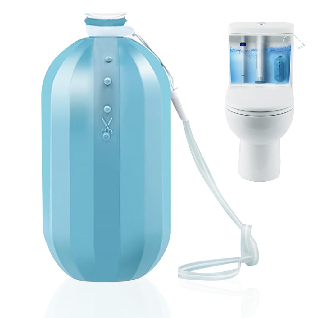 HASTHIP Automatic Toilet Bowl Cleaner for Bathrooms with Water‑Soluble Gel Cartridge Lasting 3 Months | Eco‑Friendly Lanyard Design