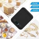 HASTHIP® LCD Kitchen Scale 10kg/1g Precision Digital Scale with Measuring Bowl & Stainless Steel Tray, USB Rechargeable, Clear Backlit Display, Switchable Units, Ideal for Baking & Cooking