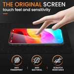 HASTHIP® Compatible with iPhone 6.1'' 2pcs HD Privacy Screen Protector HD Tempered Glass Screen Protector with Installation Assistant Anti-glare Screen Protectors for 6.1'' Screen Size