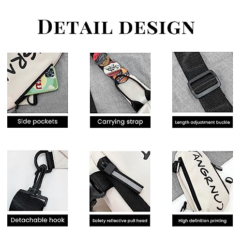 HASTHIP® Bolso bandolera para hombre y mujer