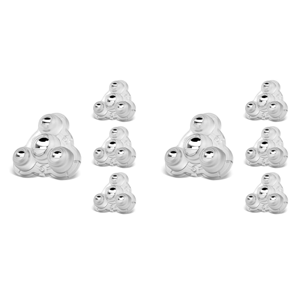 HASTHIP Self Adhesive Caster Wheels for Furniture and Storage Bins featuring 360 Rotation | 25KG Load per Wheel