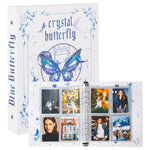 HASTHIP® Carpeta A5 para Photocards Kpop, Álbum de Colección 3 Anillas, Binder con Fundas Transparentes para Tarjetas, Organizador de Fotos y Trading Cards