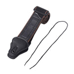 HASTHIP® Correa de Guitarra Ajustable para Guitarra Acústica y Eléctrica,Correa de Cuero con Diseño Retro,Compatible con Bajo y Ukelele Cómoda Duradera para Músicos