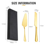 HASTHIP Cake Cutting Knife Set for Birthday and Anniversary with Stainless Steel Server | 2PCS Gift