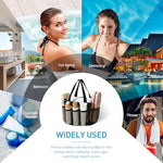 HASTHIP® Shower Caddy Bag, Quick Dry Mesh Toiletry Organizer with Multi-Pockets, Portable Storage Basket for Bathroom, Gym, Beach, Dorm, Swimming, College Essentials and Accessories