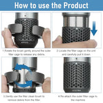 HASTHIP® Filter Cleaning Brush Accessory for Dyson Airwrap Styler HS01 HS05, Filter Cleaning Brush Attachments Part, Easy Cleaning Tool for Dyson Airwrap Styler (Parts Only)