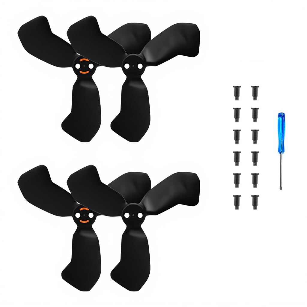 HASTHIP® ZORBES Compatible con Neo 2 Drone Juego de Hélices de Repuesto, 2 Pares de Palas para Mantenimiento, Vuelo Estable y Propulsores Ligeros de Alta Eficiencia