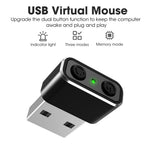 HASTHIP® USB Mouse Jiggler With 3 Modes & Memory Function, Undetectable Movement Simulator, Wide Compatibility With On/Off Switch, Ideal For Work From Home & Online Learning, For Windows & Mac