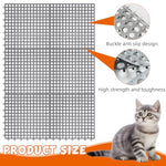 HASTHIP® 6Pcs Pet Cage Mat for Dog/Cat/Rabbit, Plastic Pet Flooring Mat Cat Cage Mats Dog Litter Catcher Pads, Waterproof Non-Slip Floor Mats for Cats Dogs Bunny Easy to Clean Cage Pads (1Pcs 30*30CM)