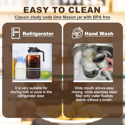 HASTHIP® 64Oz Cold Blew Glass Kettle