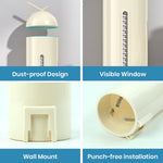 HASTHIP Paper Cup Dispenser for Home and Office with Self Adhesive Wall Mount | Plastic Cup Holder Organizer
