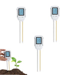 HASTHIP Soil Meter for Gardening with Dual Probes and LCD Display | Measures Moisture pH and Temperature -10°C to 90°C