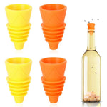 Fruit Fly Trap for Kitchen Bottle Stopper Design Fruit Fly Trap Tool for Bottles Reusable Eco Fruit Fly Trap for Flies Fruit Fly Insects, 2Pcs