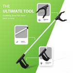 HASTHIP Grabber Reacher Tool for Easy Pickup with 75cm Long Arm and Magnetic Tip | Aluminum Construction