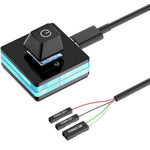 HASTHIP® PC Power Button, Desktop External PC Power Supply Switch for Computer Motherboard
