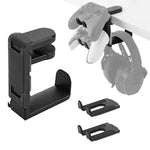 HASTHIP® 3-in-1 PC Gaming Headphone Stand & Controller Holder,Adjustable Headset Holder with Rotating Arm,2 Controller Mounts Cable Organizer Universal Desktop Headset for Xbox PS5 Switch Gaming