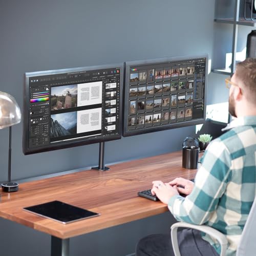 HASTHIP® Dual Monitor Desk Mount,